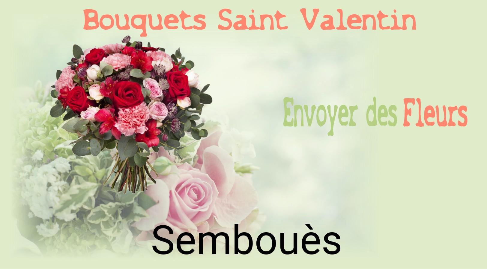 Roses de Saint-Valentin livrées à Sembouès